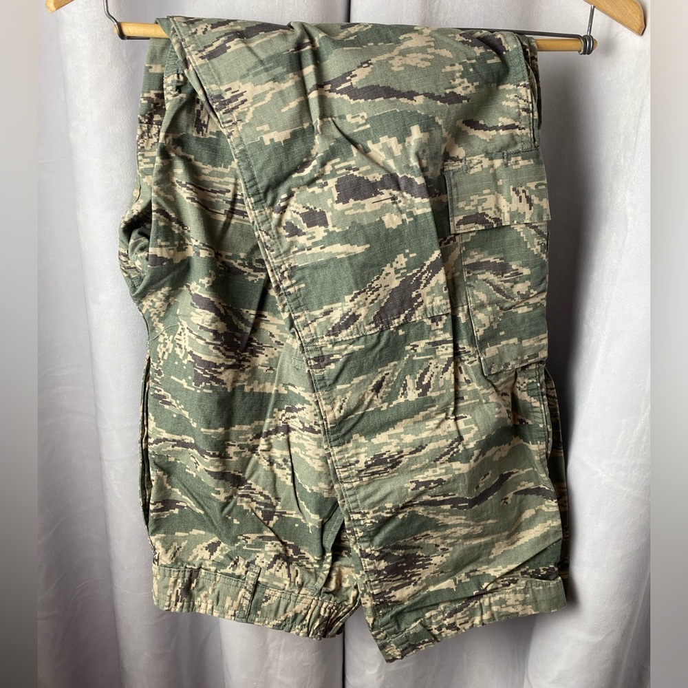 Military camo pants.